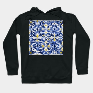 Italian Majolica Tile 16 Hoodie